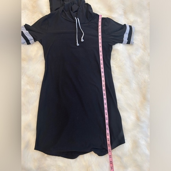 Ultra flirt varsity striped hooded dress - Picture 6 of 6